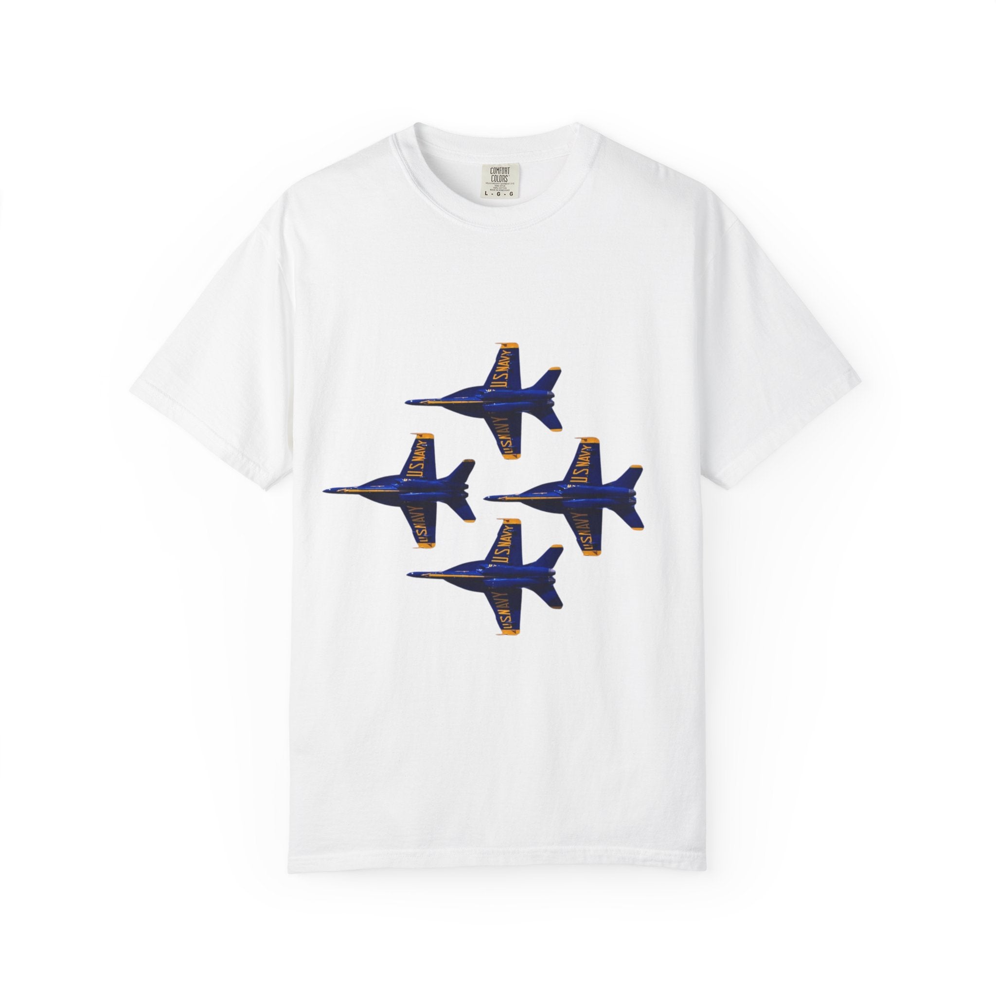 Unisex T-shirt Blue Angels Diamond 4 Front Logo - No Text