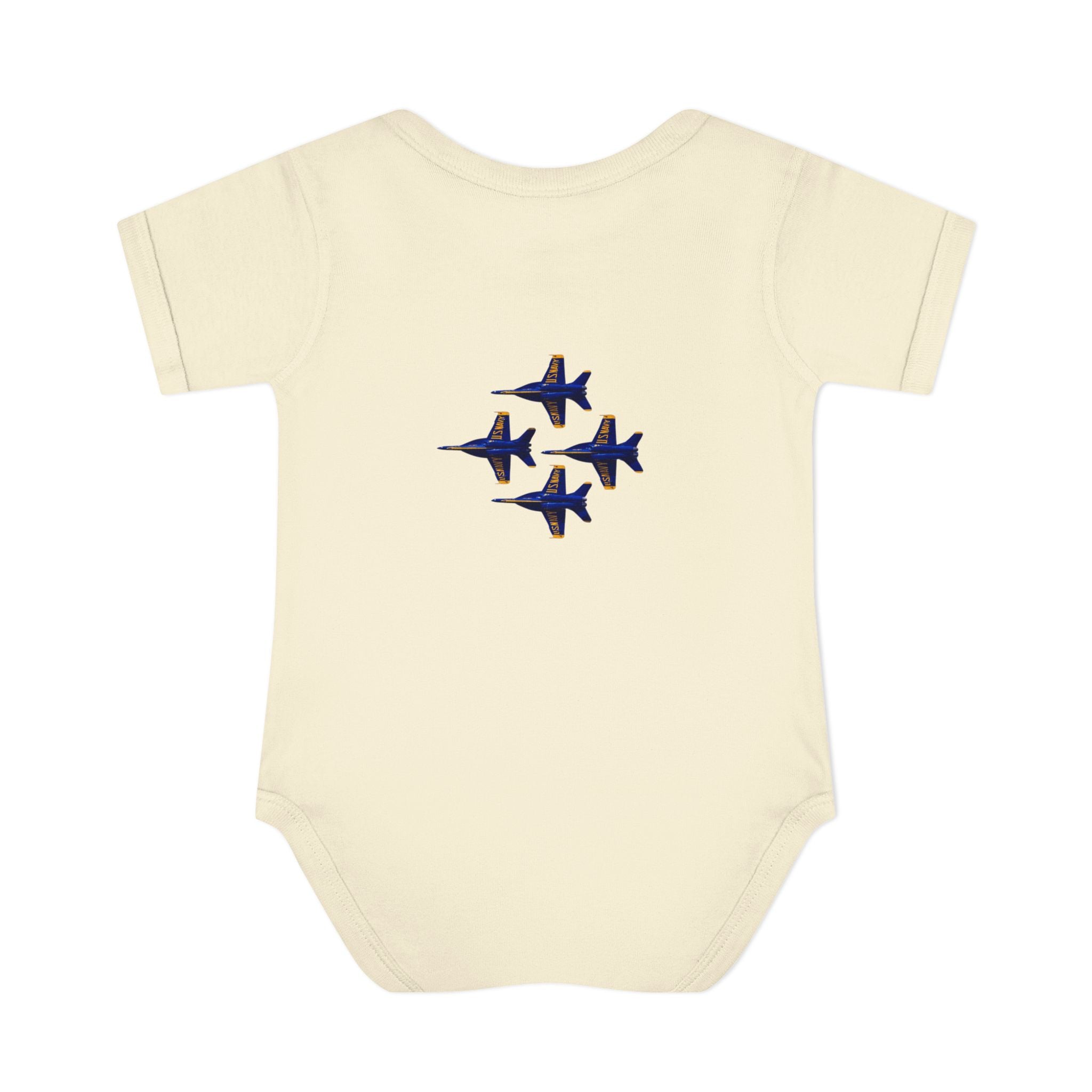 Infant Bodysuit - Blue Angel Airplane Baby Shower Gift and Cute Newborn Clothing
