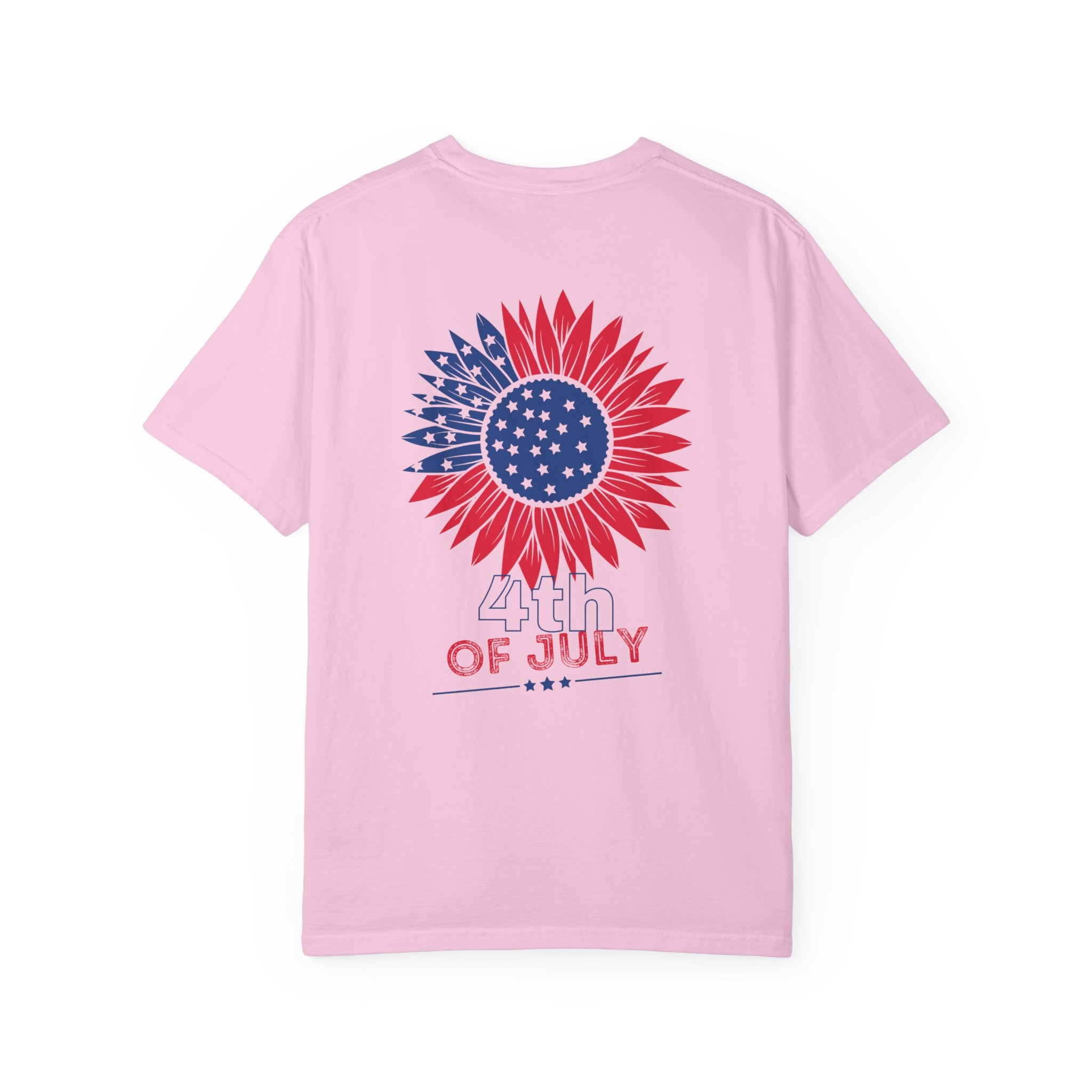 Patriotic Floral 4th of July T-Shirt