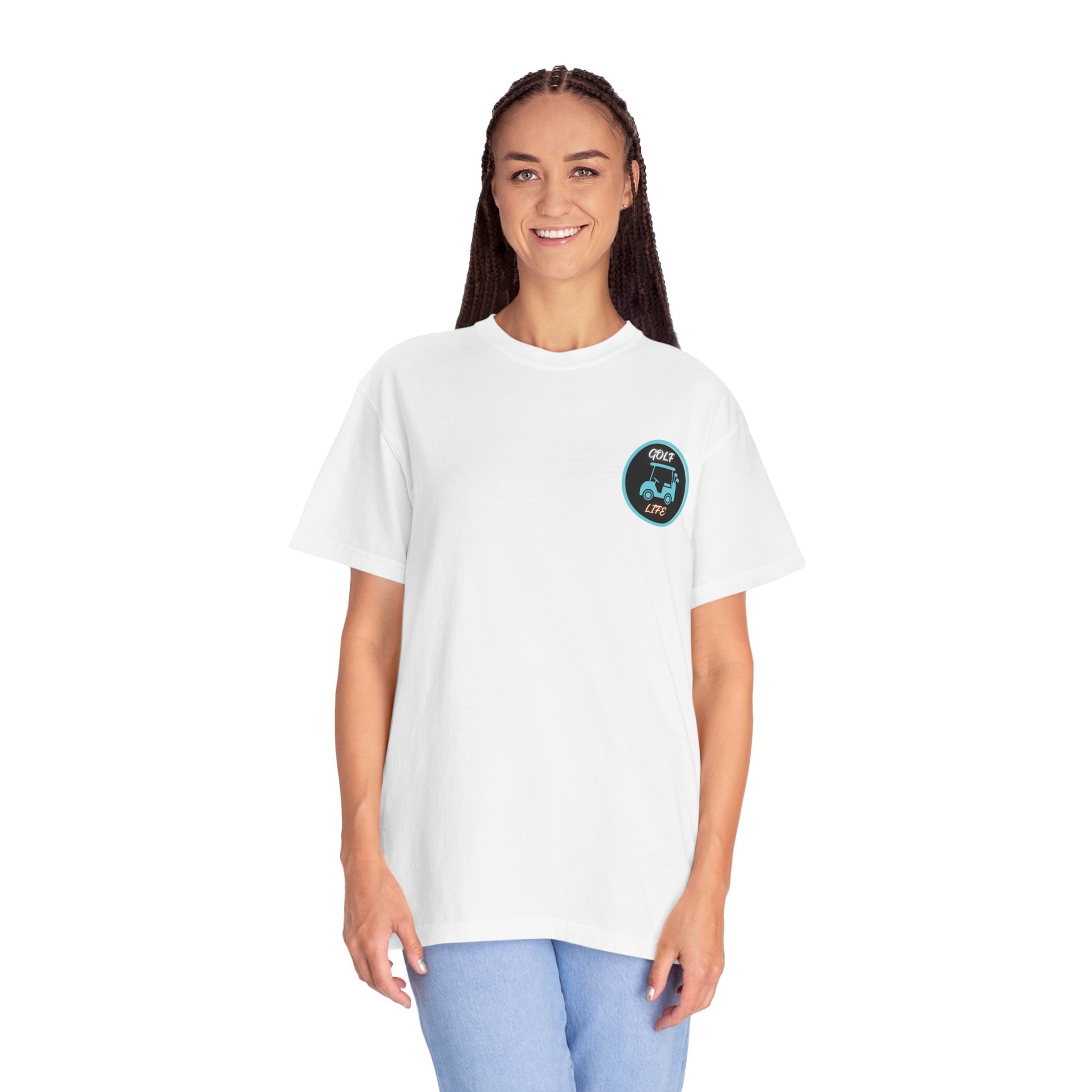 Sunset Palm Trees & Golf T-Shirt