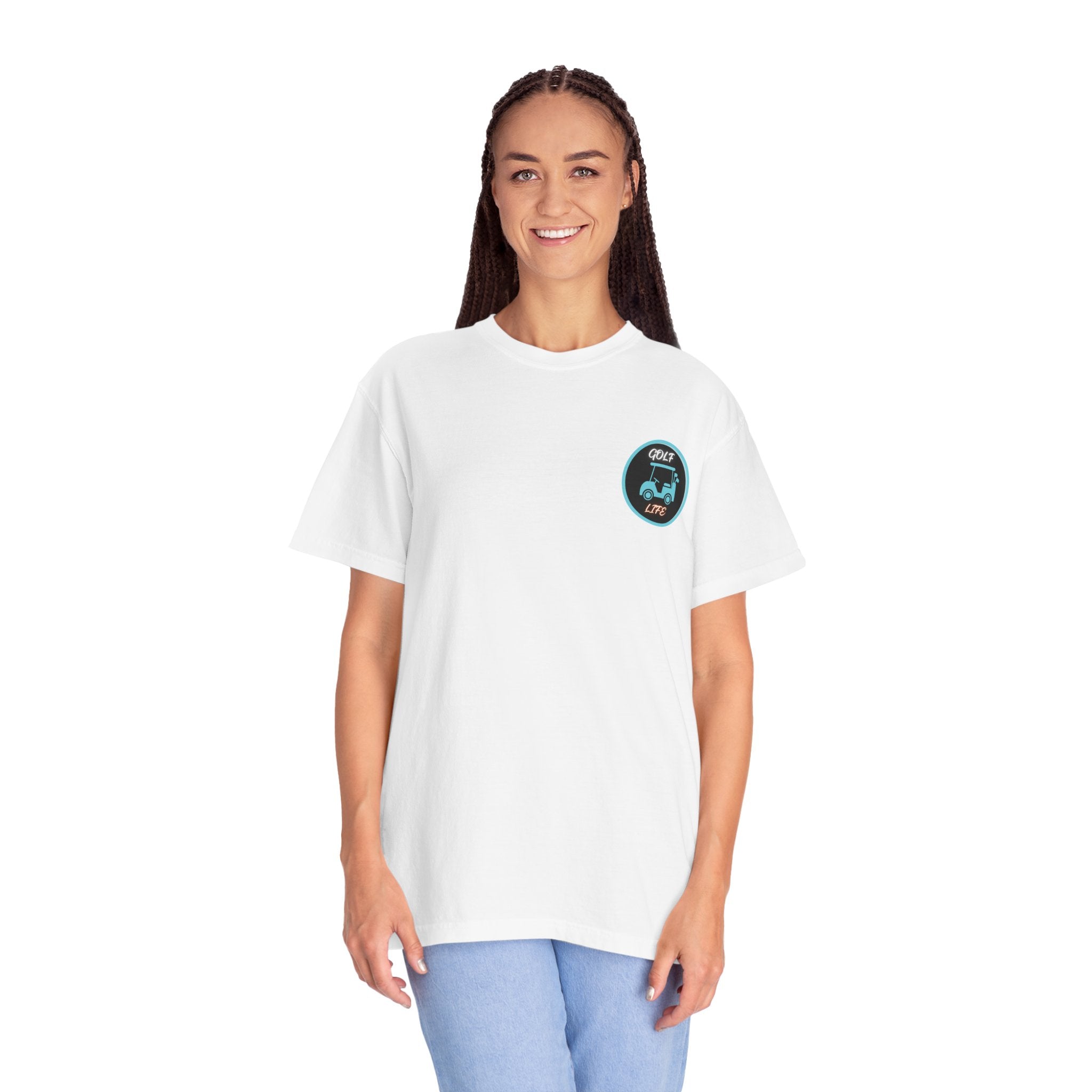 Sunset Palm Trees & Golf T-Shirt