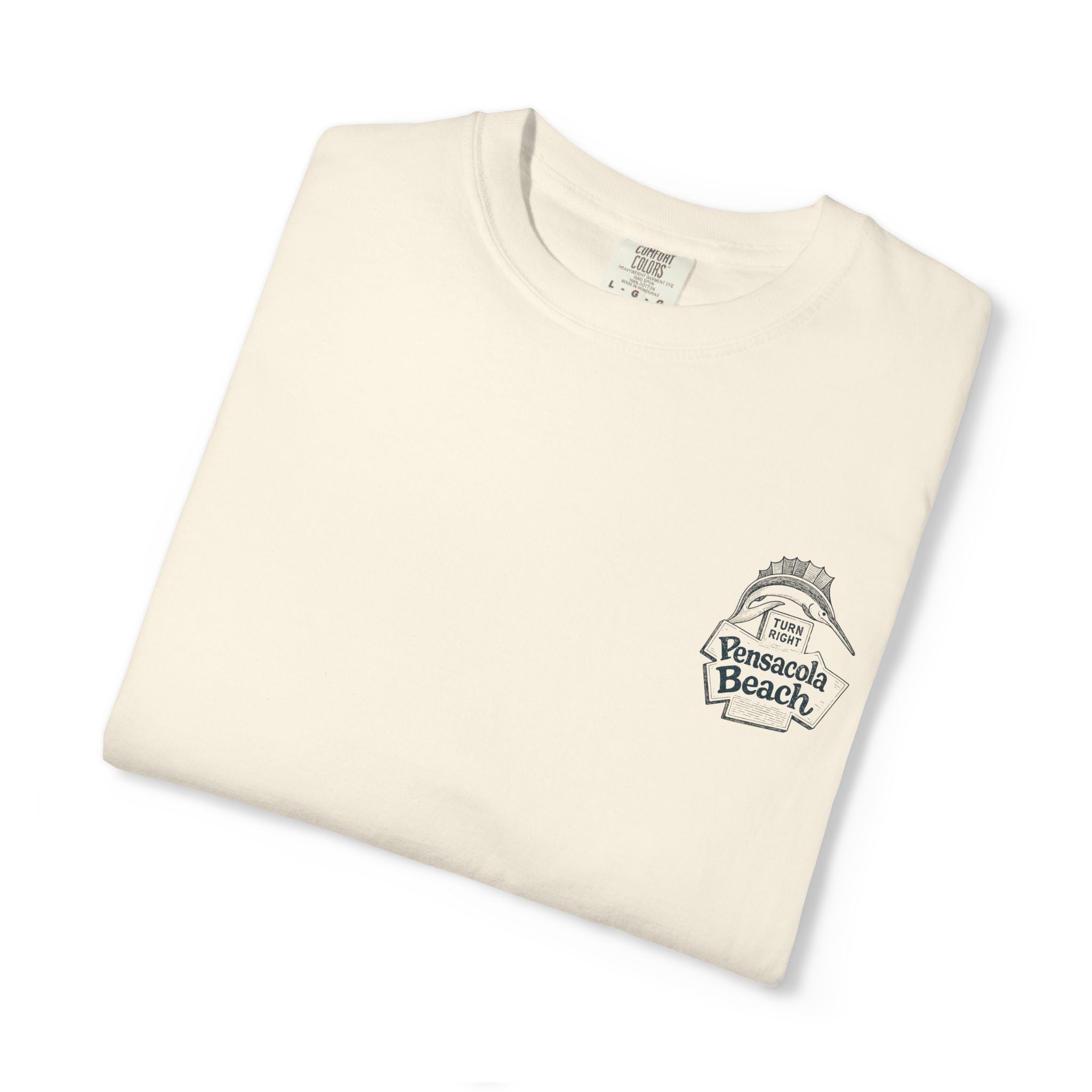 Vintage Pensacola Beach Sign T-Shirt - Scenic Drive - Gulf of America Coastal Tee