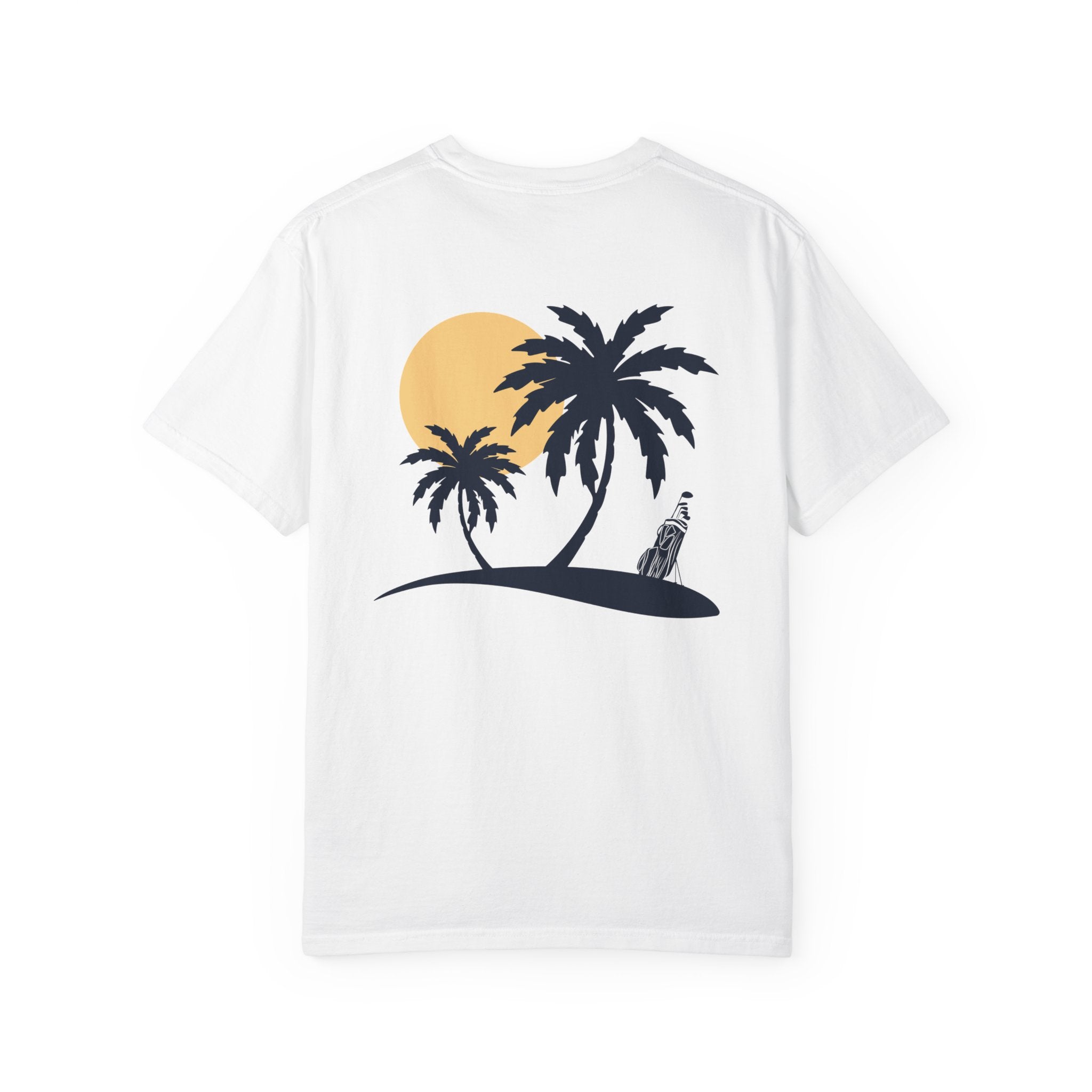 Sunset Palm Trees & Golf T-Shirt
