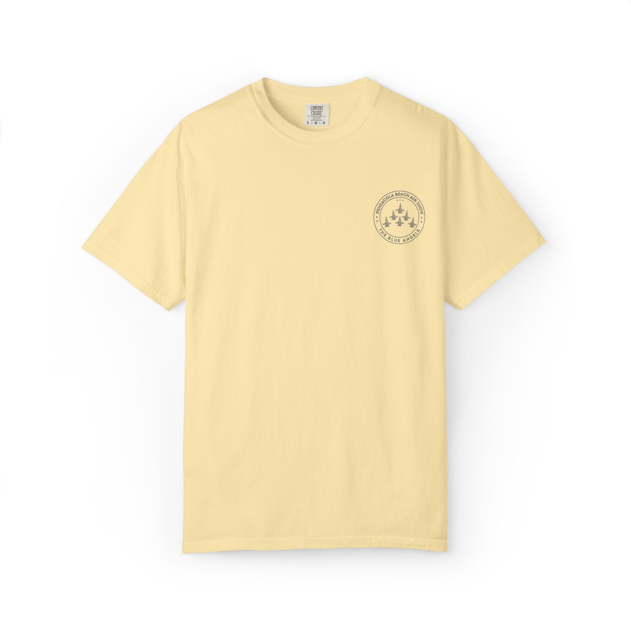 Blue Angels Pensacola Beach T-Shirt – Vintage Water Tower Flyover Design – Gulf Coast Florida Air Show Graphic Tee – Patriotic Jet Shirt