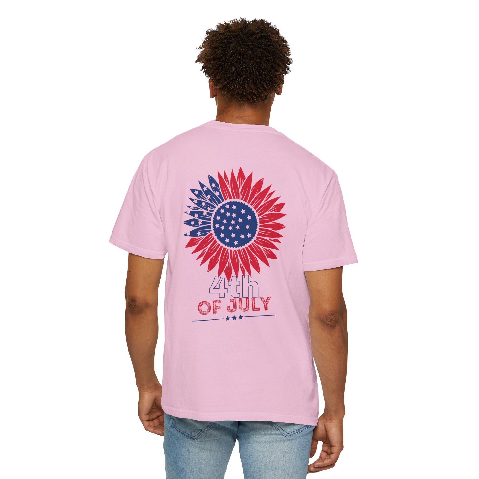 Patriotic Floral 4th of July T-Shirt