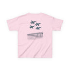 Kids Tee - Aviation Adventure Blue Angels Airplane Design T-Shirt
