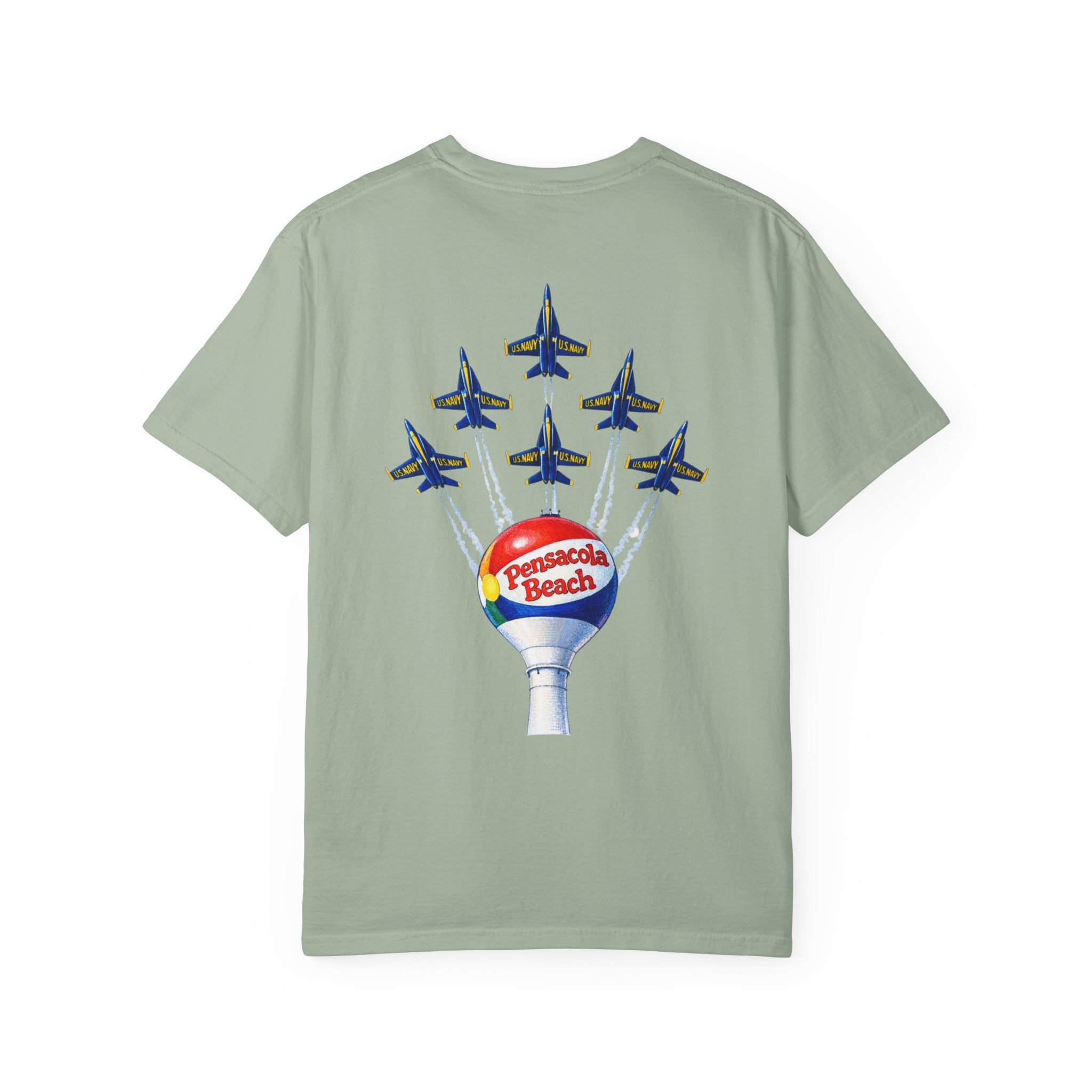 Pensacola Beach Blue Angels Navy Aviation T-Shirt — Florida Air Show Graphic Tee