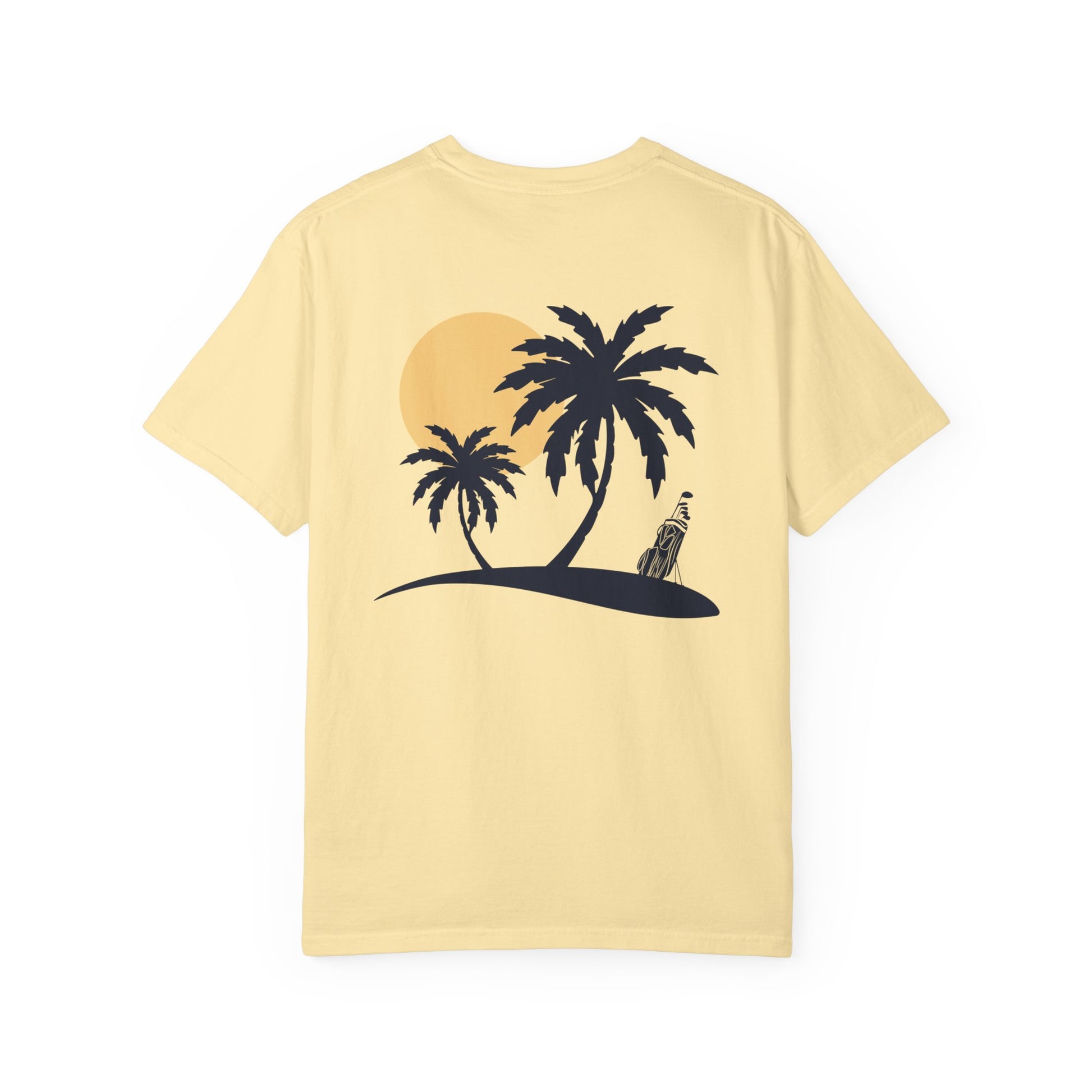 Sunset Palm Trees & Golf T-Shirt
