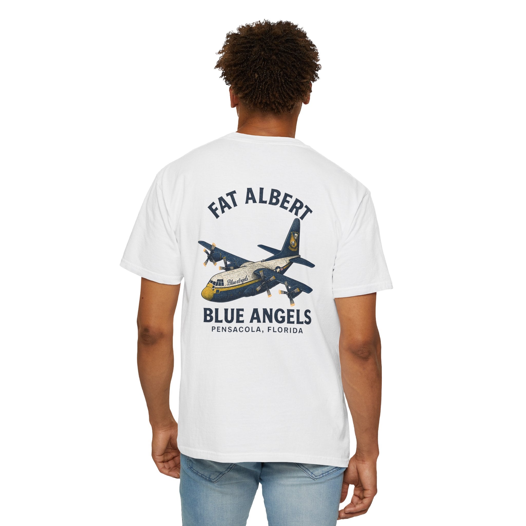 Retro Blue Angels “Fat Albert” Shirt – Pensacola Florida Navy Aviation Vintage Distressed Tee