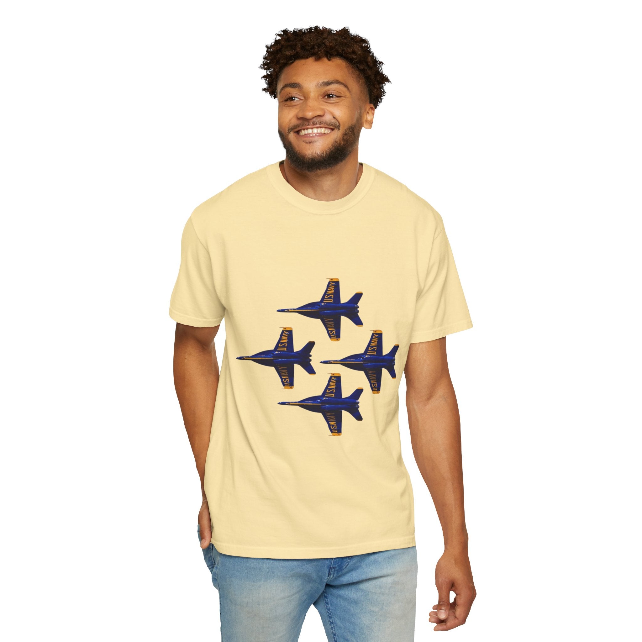 Unisex T-shirt Blue Angels Diamond 4 Front Logo - No Text