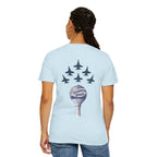 Blue Angels Pensacola Beach T-Shirt – Vintage Water Tower Flyover Design – Gulf Coast Florida Air Show Graphic Tee – Patriotic Jet Shirt
