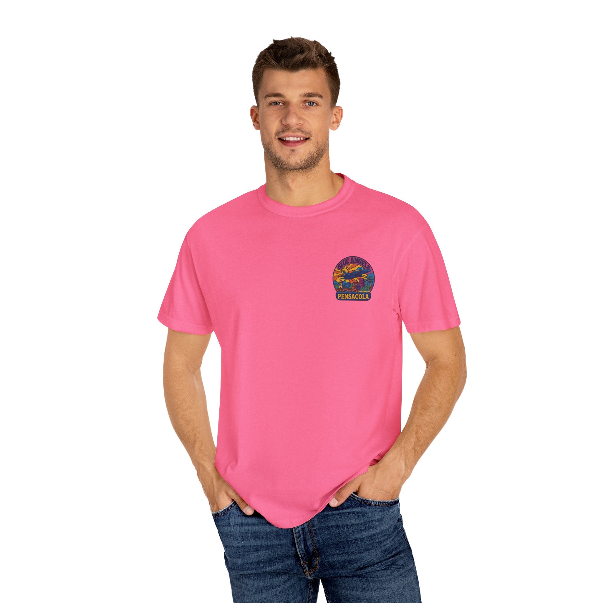 Blue Angels Retro Pensacola T-Shirt – Psychedelic Vintage Style