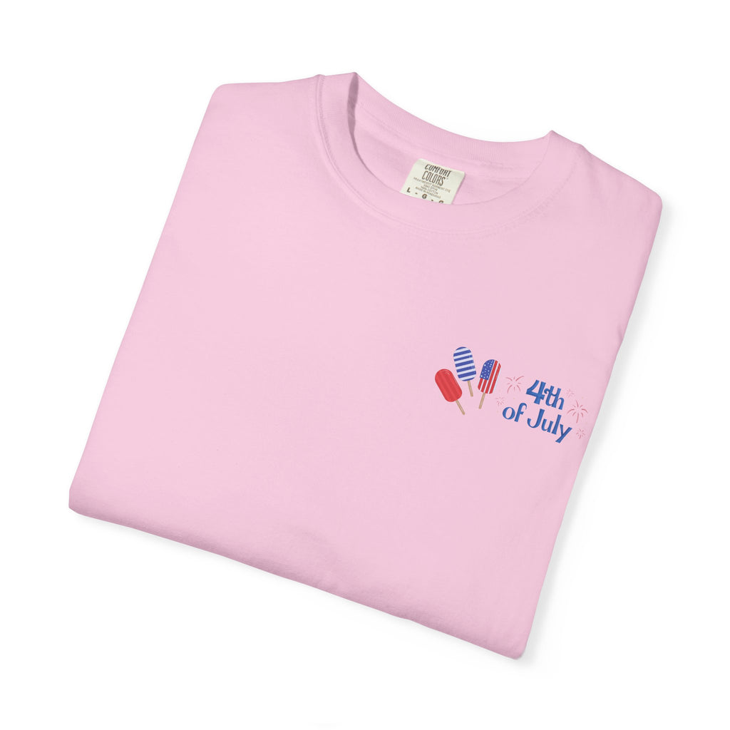 Patriotic Floral 4th of July T-Shirt