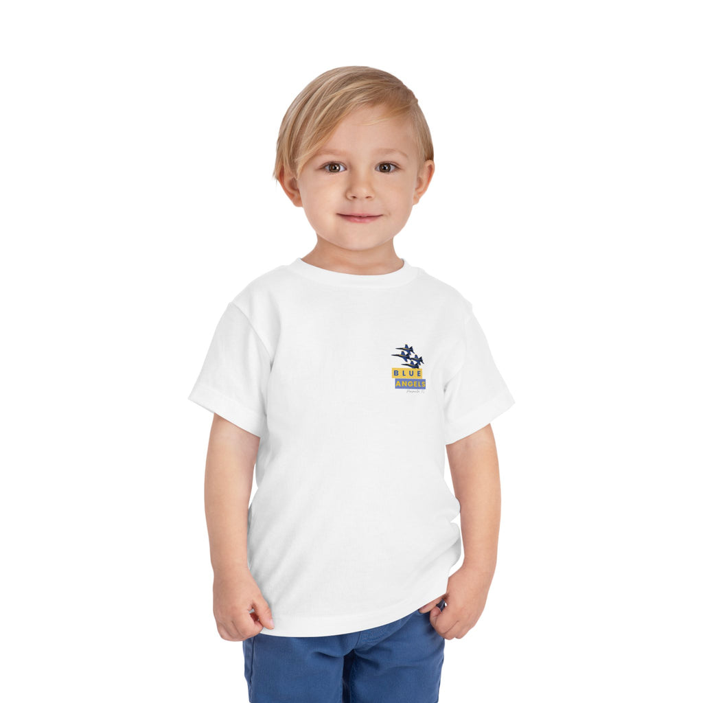 Blue Angels Diamond 4 Kids Shirt | Youth Jet Fighter Tee | Pensacola Florida Navy Air Show T-Shirt