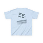 Kids Tee - Aviation Adventure Blue Angels Airplane Design T-Shirt