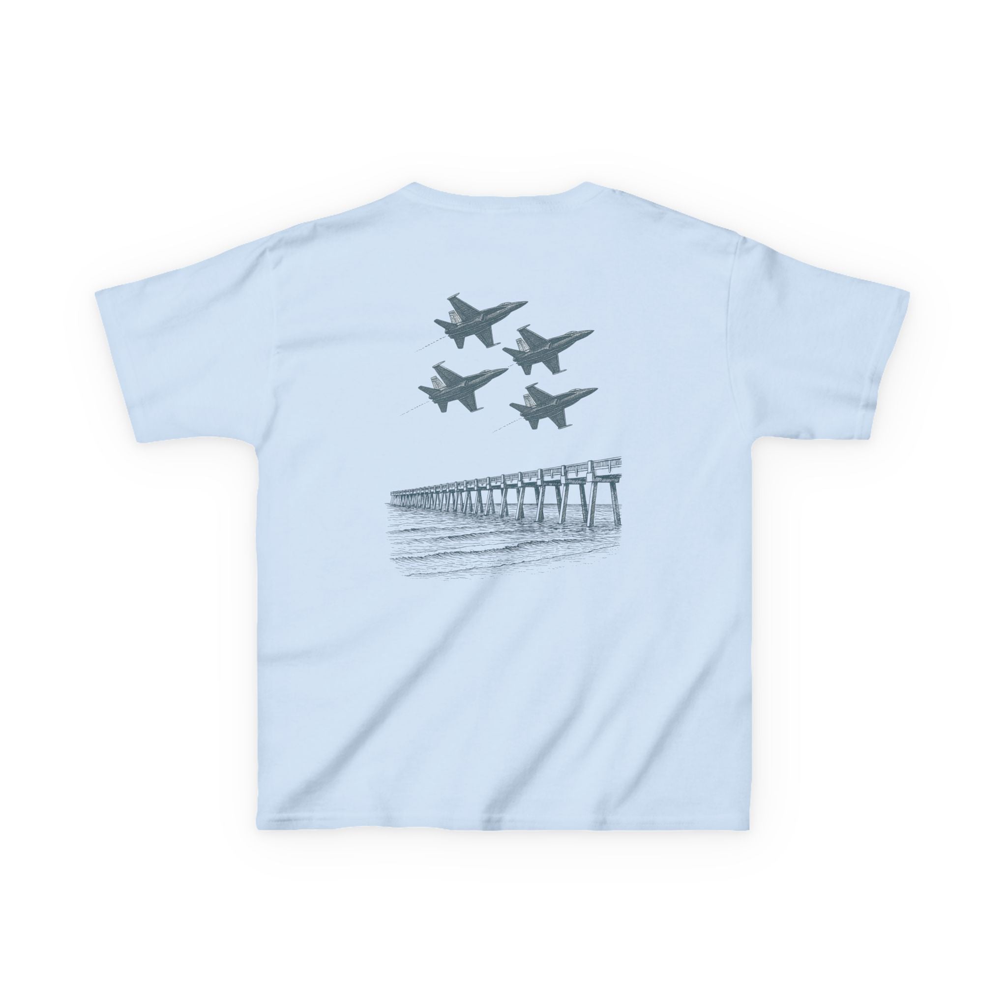 Kids Tee - Aviation Adventure Blue Angels Airplane Design T-Shirt