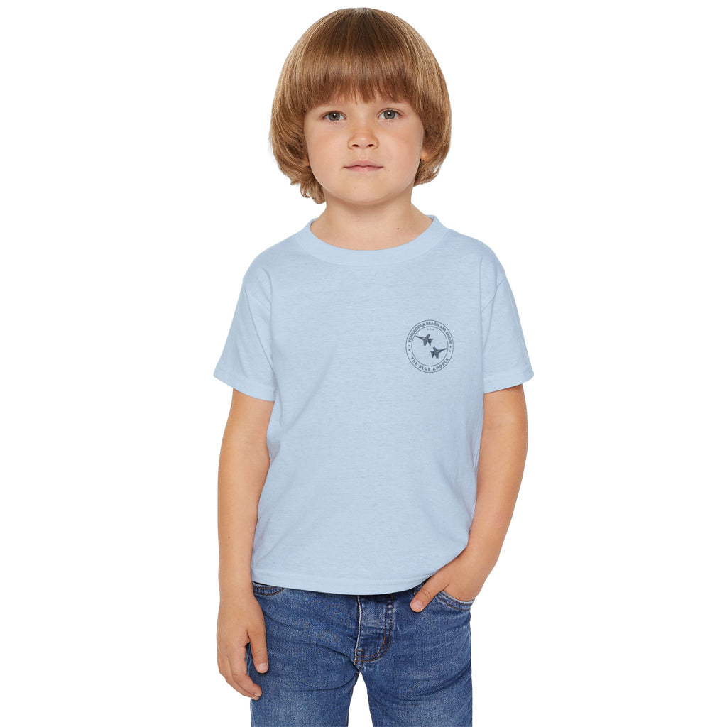 Toddler T-shirt Vintage Bluea Angels Pensacola Beach Jet Flyover Tee
