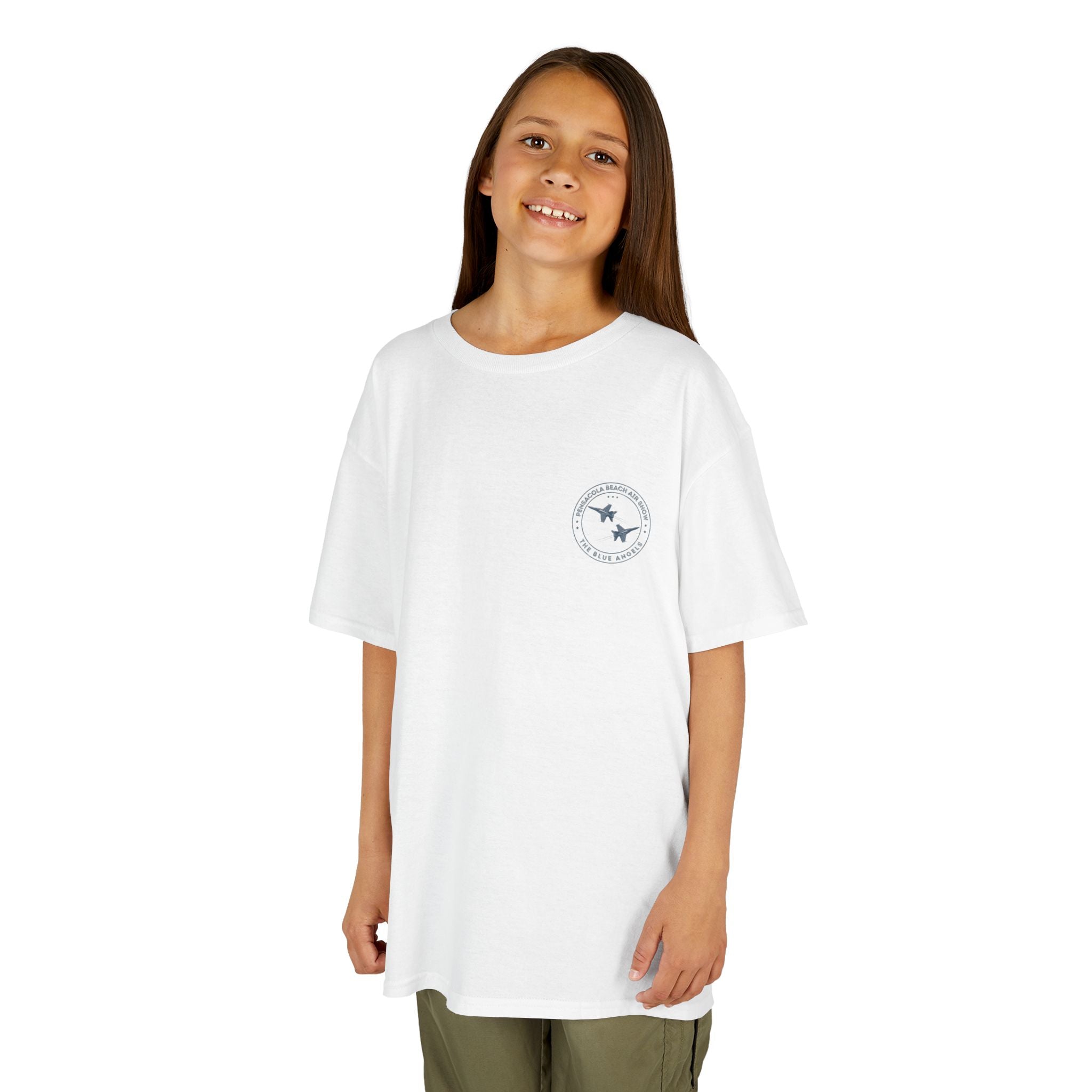 Kids Tee - Aviation Adventure Blue Angels Airplane Design T-Shirt