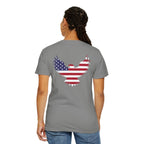 USA Patriotic Eagle Shirt – American Flag Graphic Tee, 4th of July Freedom T-Shirt, Red White & Blue Eagle Design