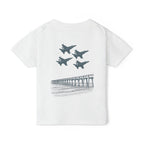 Toddler T-shirt Vintage Bluea Angels Pensacola Beach Jet Flyover Tee