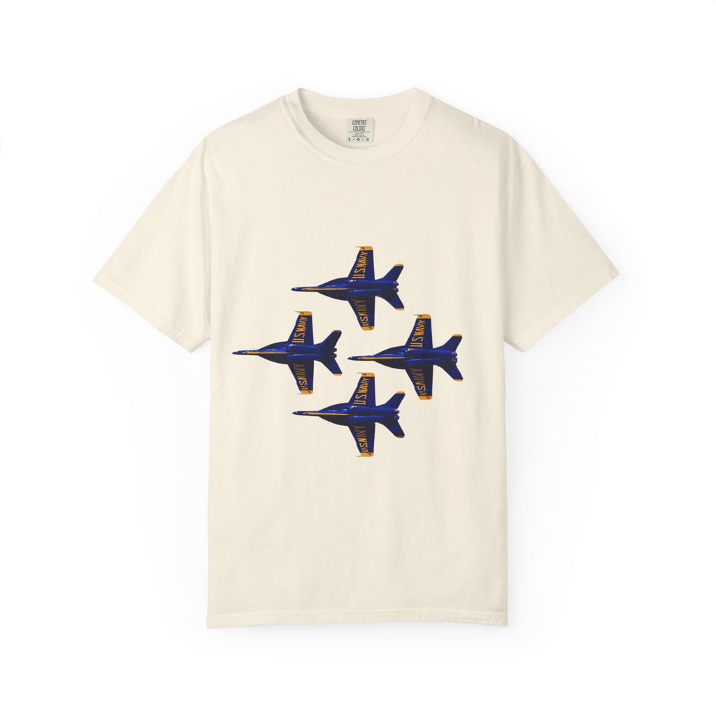 Unisex T-shirt Blue Angels Diamond 4 Front Logo - No Text