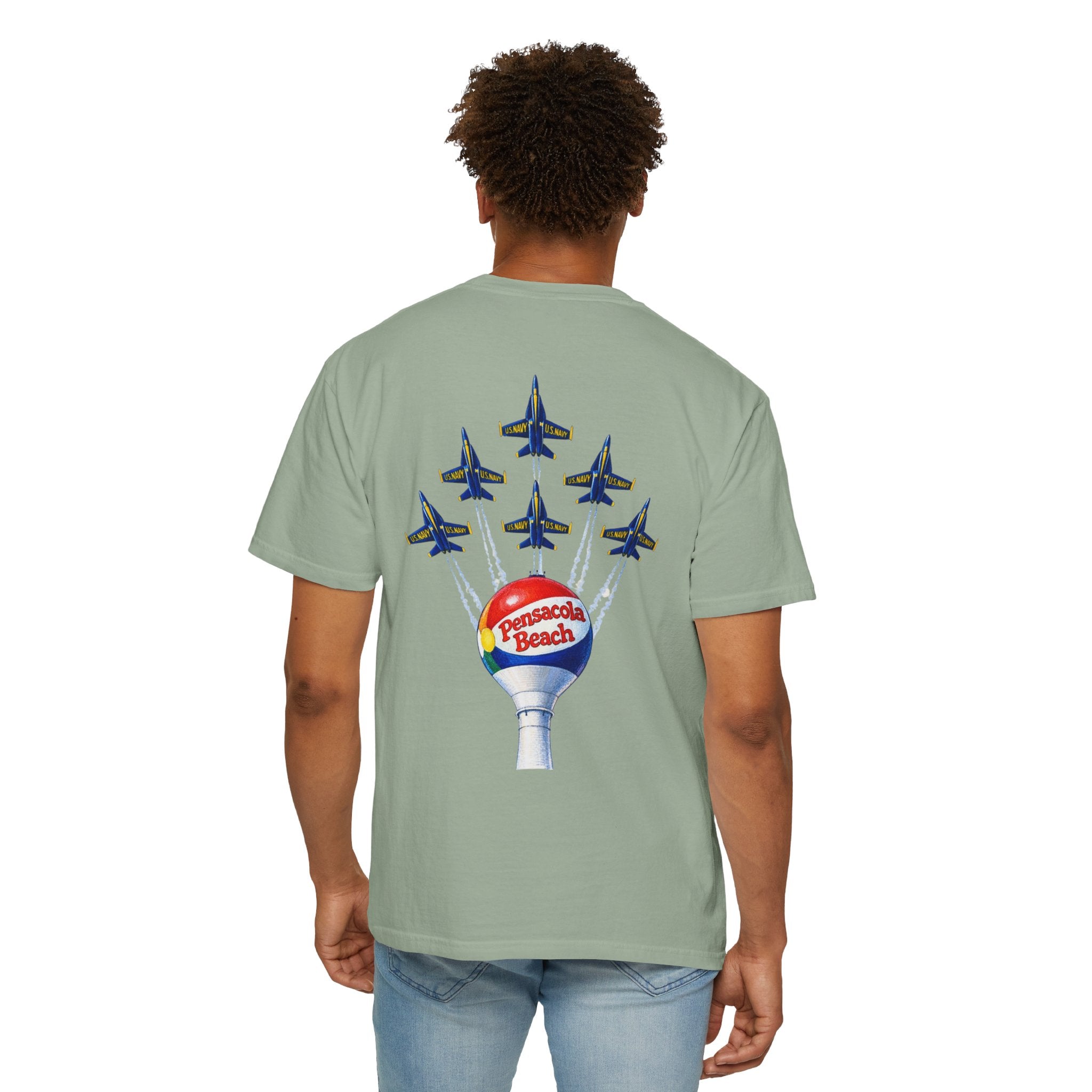 Pensacola Beach Blue Angels Navy Aviation T-Shirt — Florida Air Show Graphic Tee