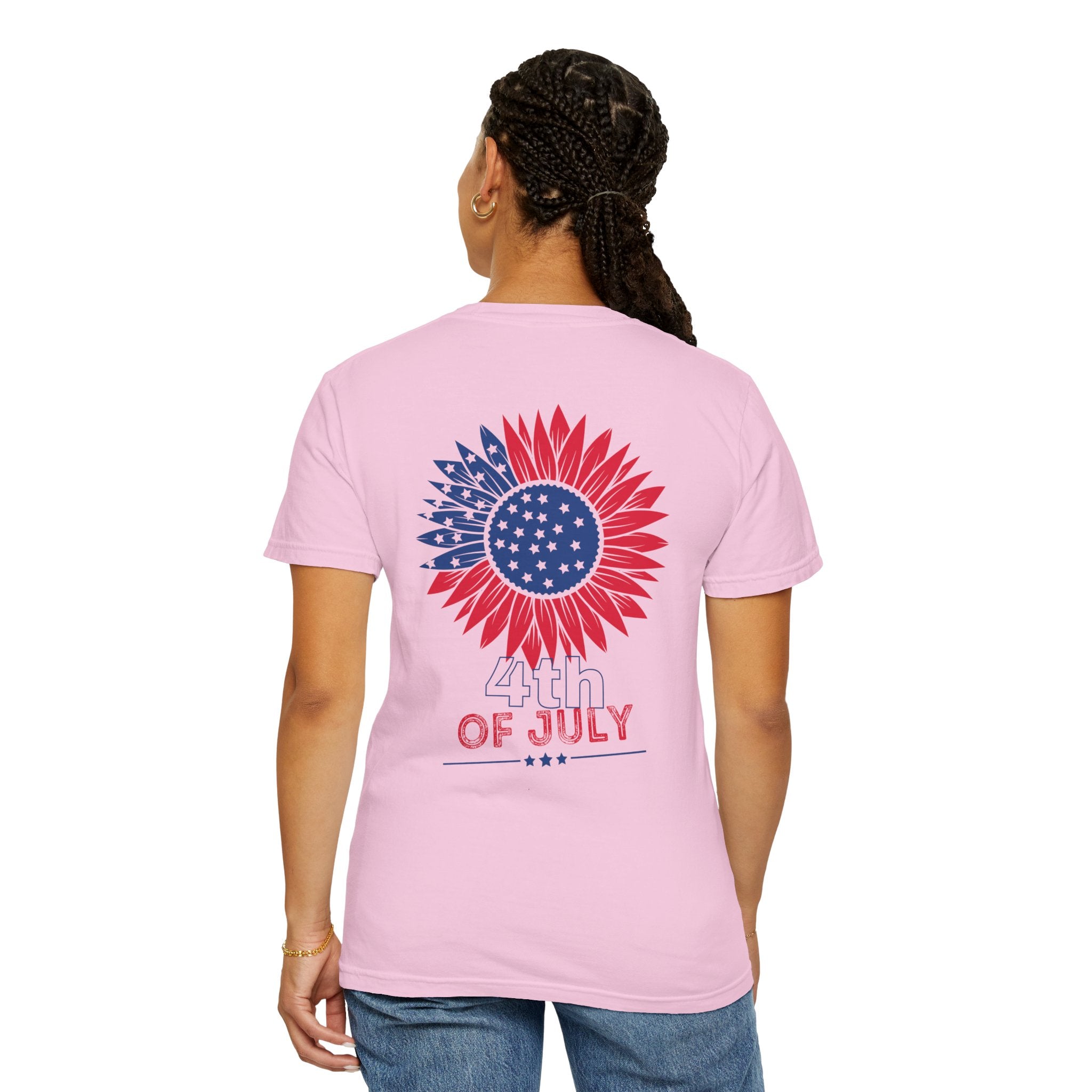 Patriotic Floral 4th of July T-Shirt