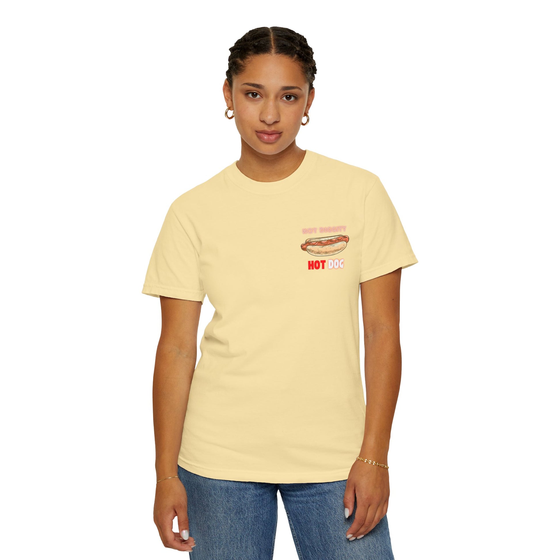 HOT DIGGITY HOT DOG T-SHIRT