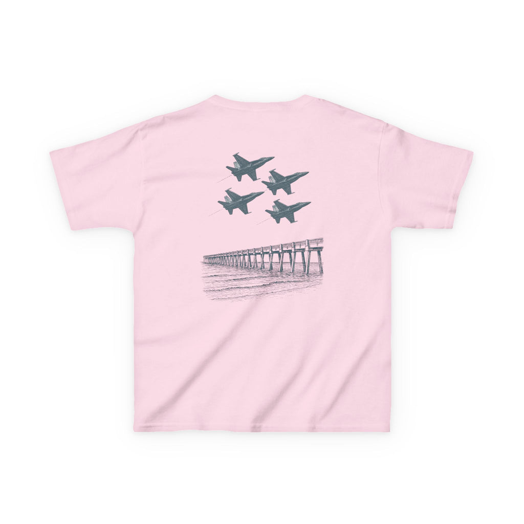 Kids Tee - Aviation Adventure Blue Angels Airplane Design T-Shirt