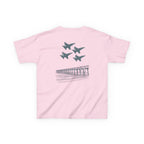 Kids Tee - Aviation Adventure Blue Angels Airplane Design T-Shirt