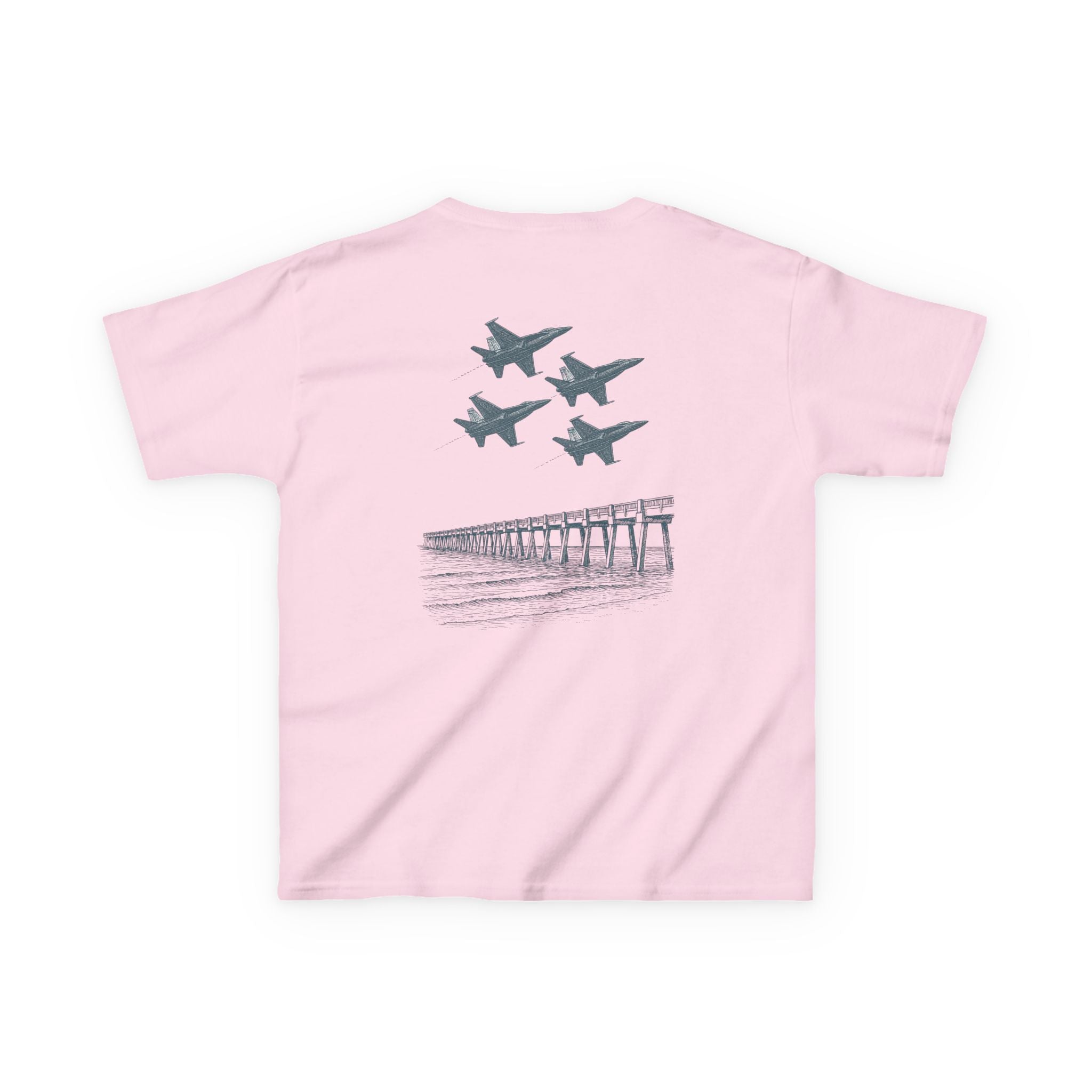 Kids Tee - Aviation Adventure Blue Angels Airplane Design T-Shirt