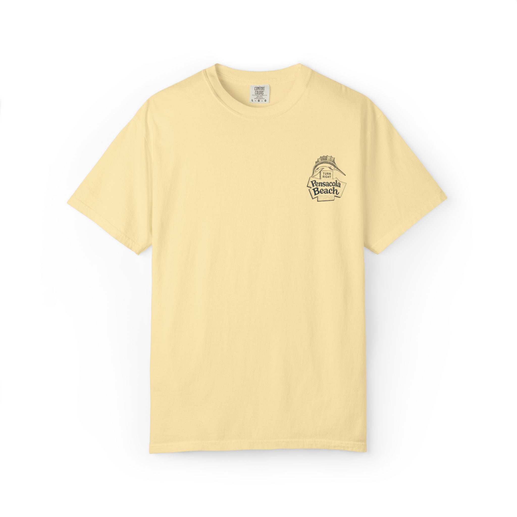 Vintage Pensacola Beach Sign T-Shirt - Scenic Drive - Gulf of America Coastal Tee