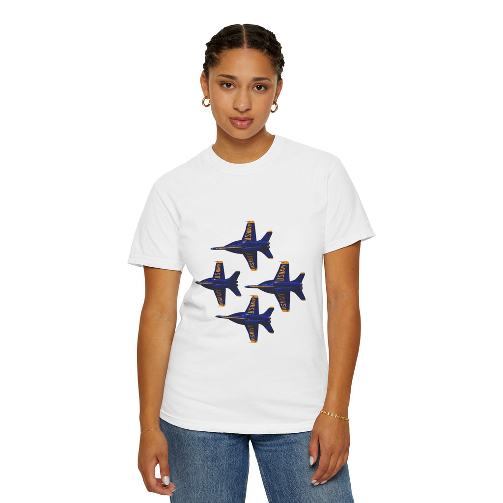 Unisex T-shirt Blue Angels Diamond 4 Front Logo - No Text