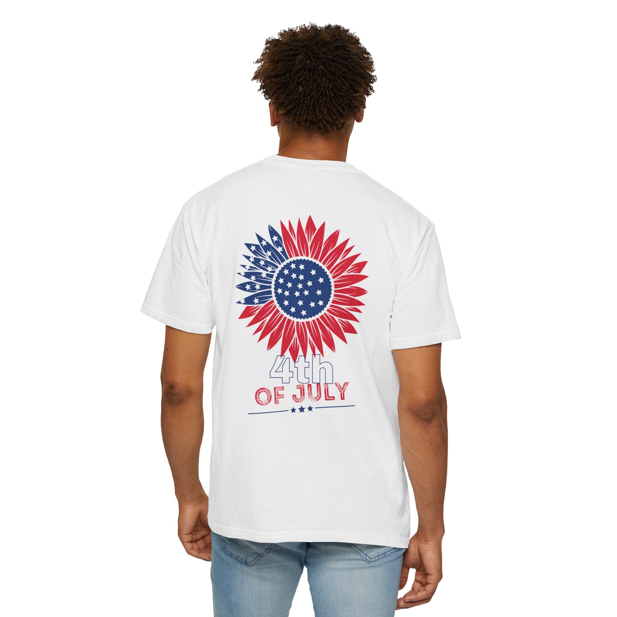Patriotic Floral 4th of July T-Shirt