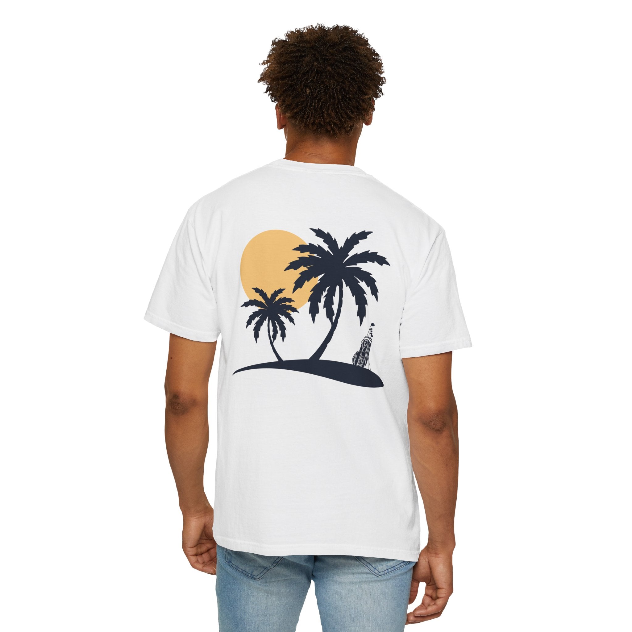 Sunset Palm Trees & Golf T-Shirt