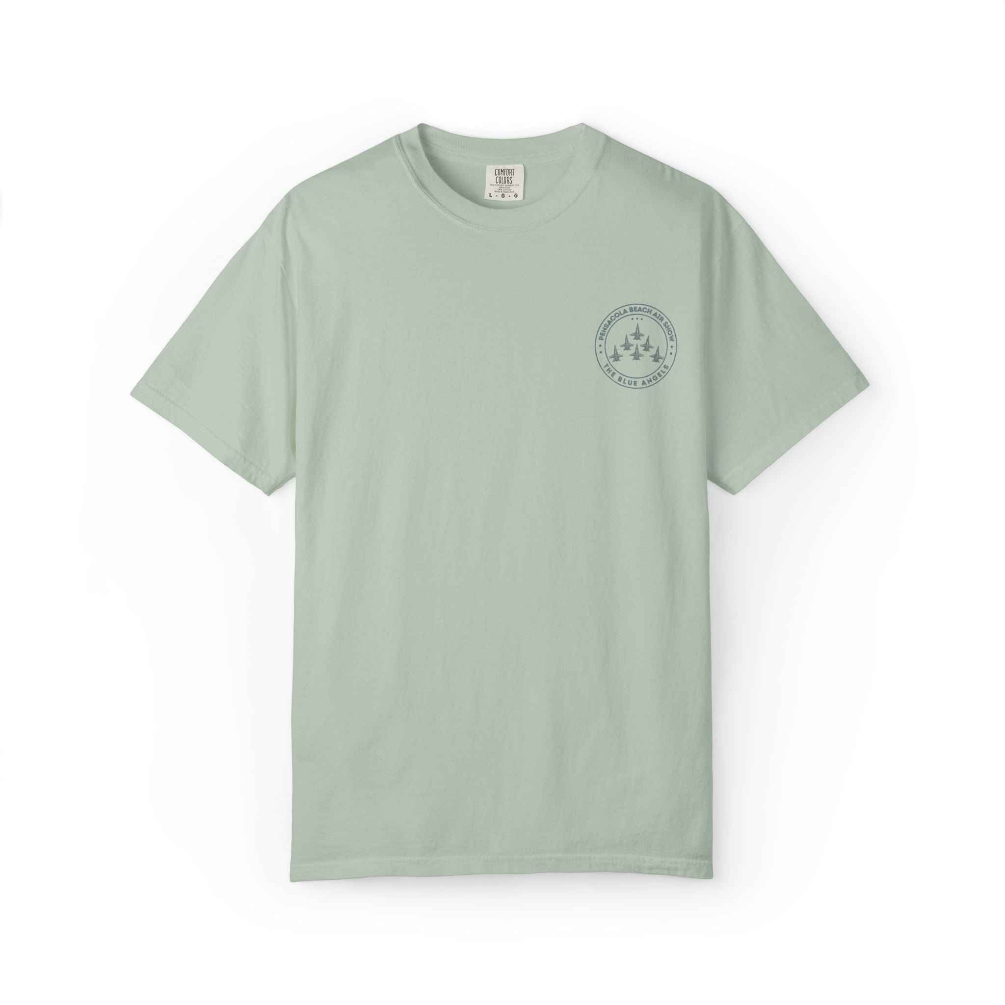 Blue Angels Pensacola Beach T-Shirt – Vintage Water Tower Flyover Design – Gulf Coast Florida Air Show Graphic Tee – Patriotic Jet Shirt
