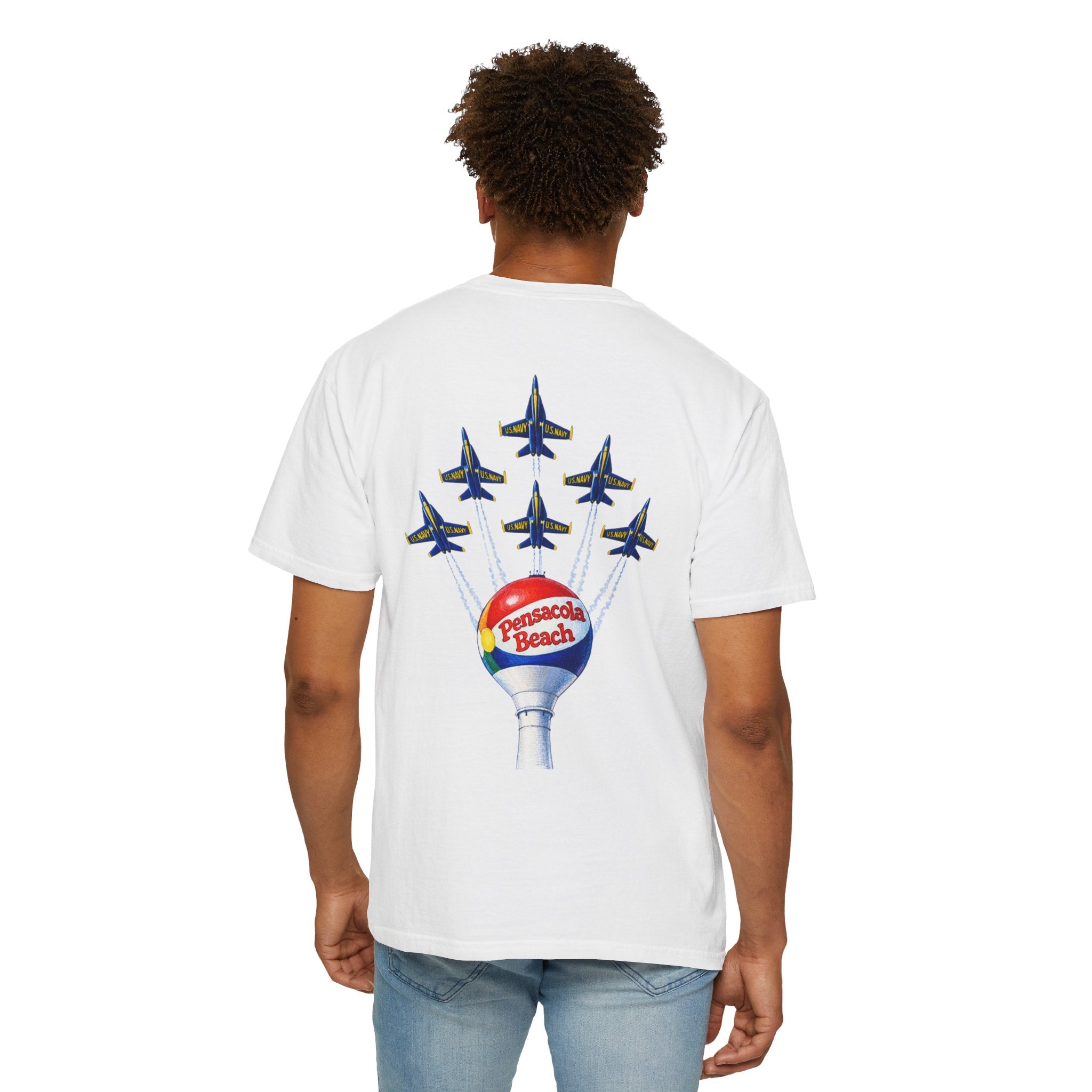 Pensacola Beach Blue Angels Navy Aviation T-Shirt — Florida Air Show Graphic Tee