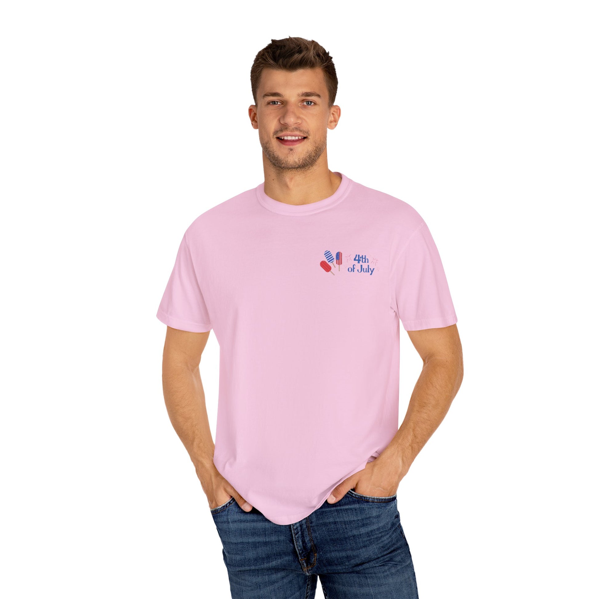 Patriotic Floral 4th of July T-Shirt