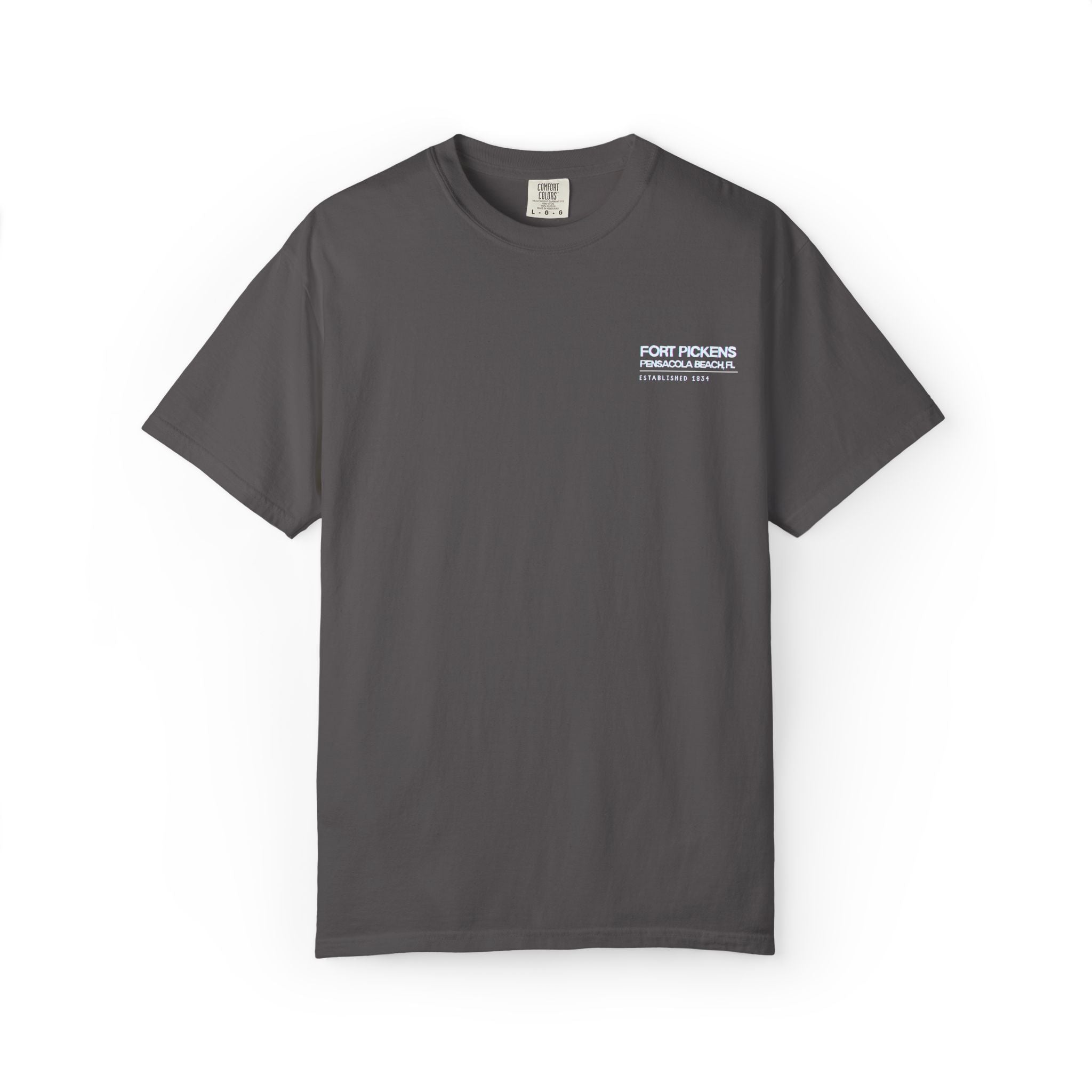 Fort Pickens Guardian of the Gulf T-Shirt - Dark tee with White lettering- Pensacola Beach Florida