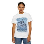 Blue Angels "Winter Blues" Vintage Aviation T-Shirt — Jets Over Snowy Pines