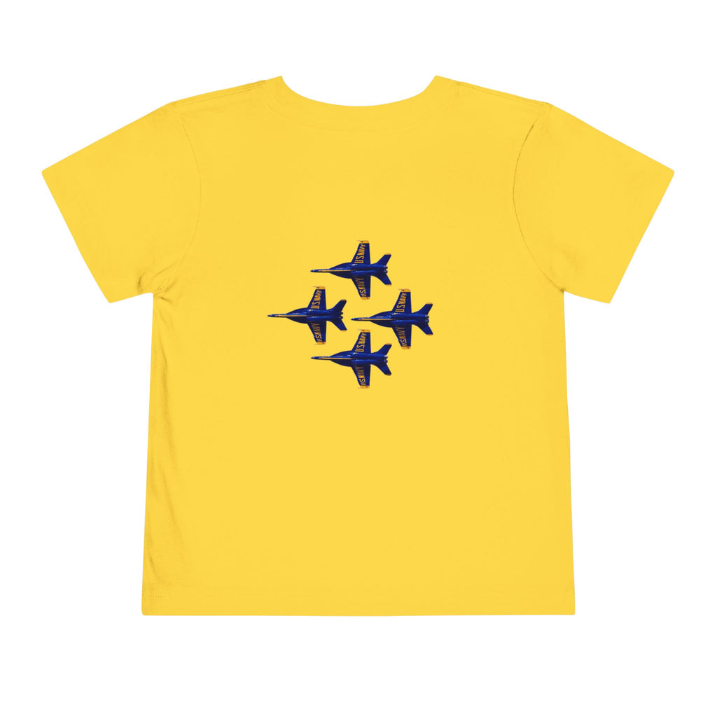 Blue Angels Diamond 4 Kids Shirt | Youth Jet Fighter Tee | Pensacola Florida Navy Air Show T-Shirt