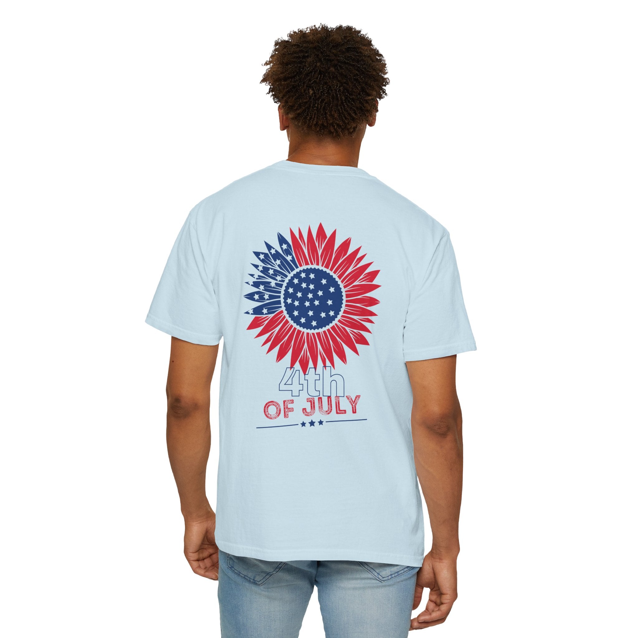 Patriotic Floral 4th of July T-Shirt