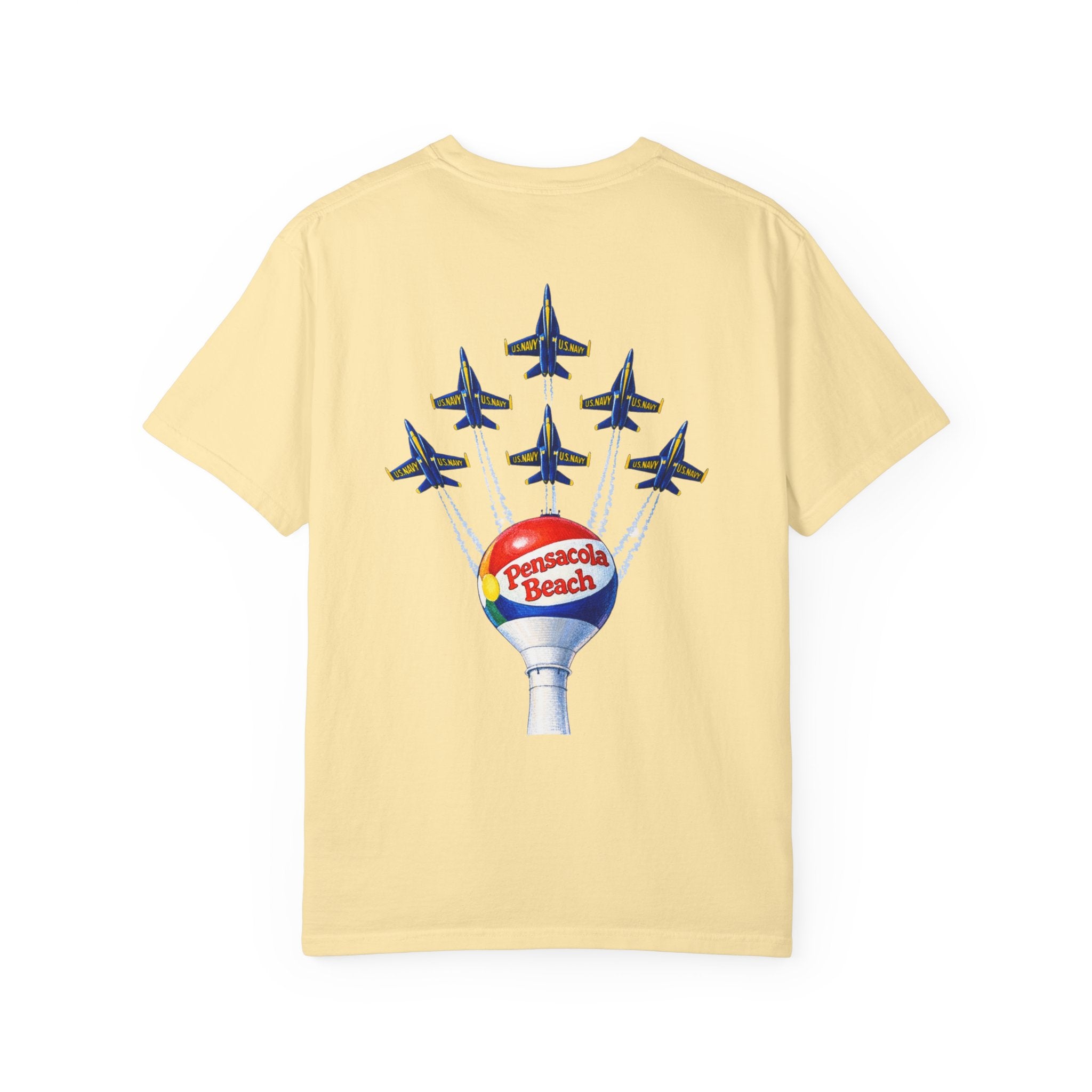 Pensacola Beach Blue Angels Navy Aviation T-Shirt — Florida Air Show Graphic Tee