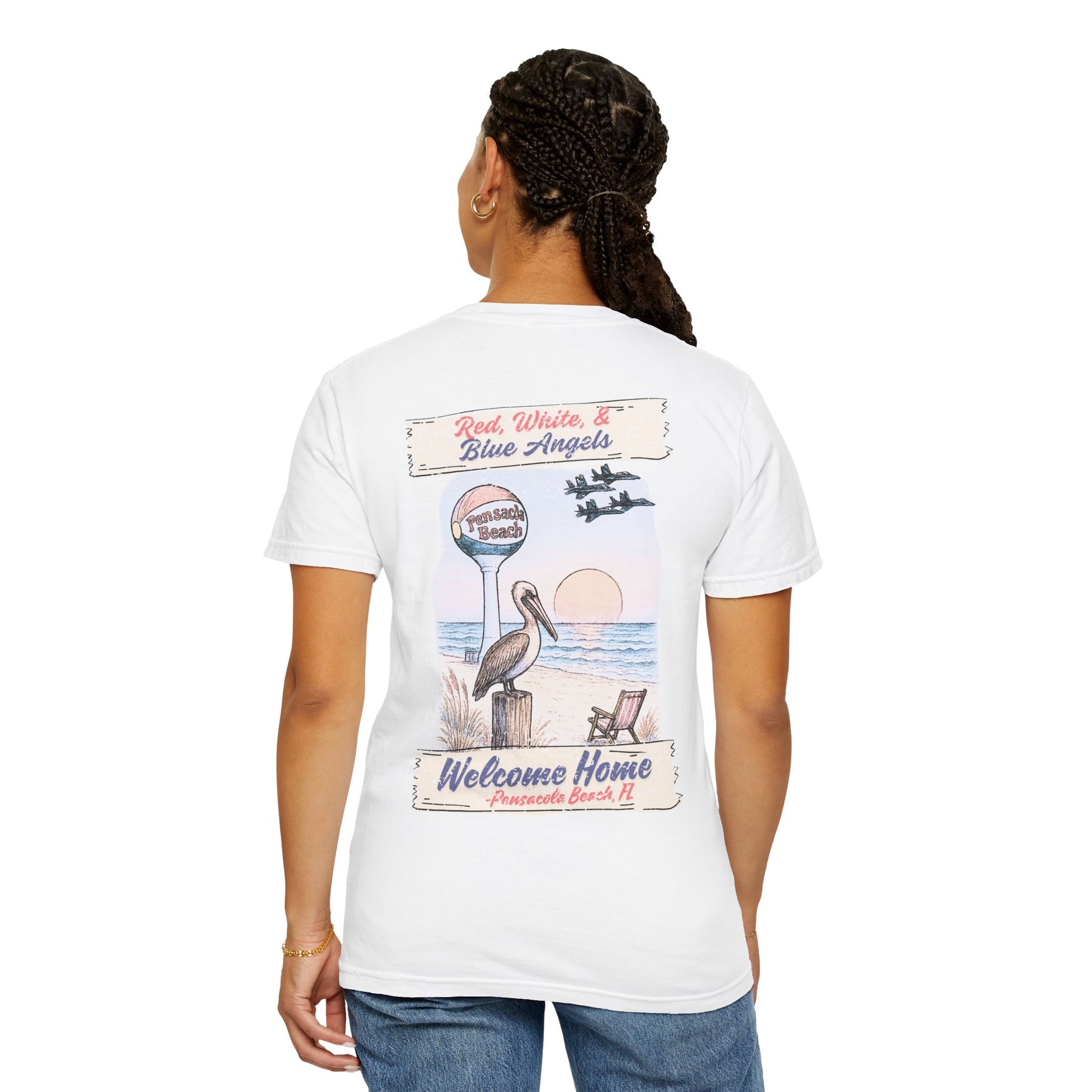 Blue Angels - Pensacola Beach Air Show T-shirt - Unisex