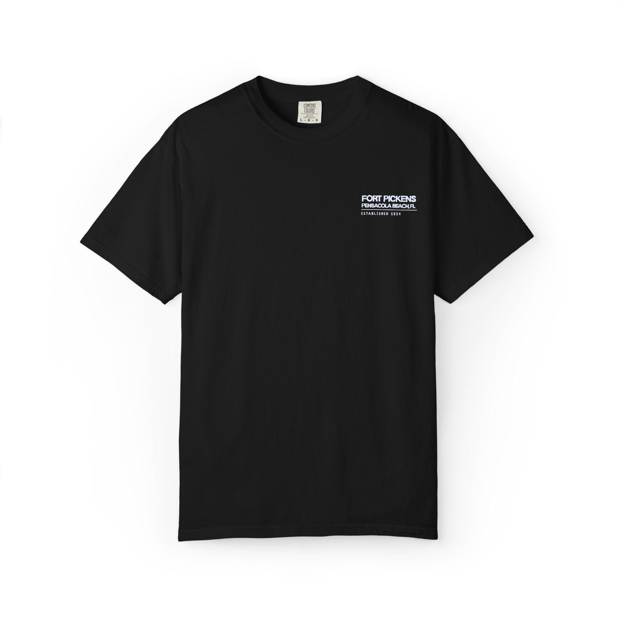 Fort Pickens Guardian of the Gulf T-Shirt - Dark tee with White lettering- Pensacola Beach Florida