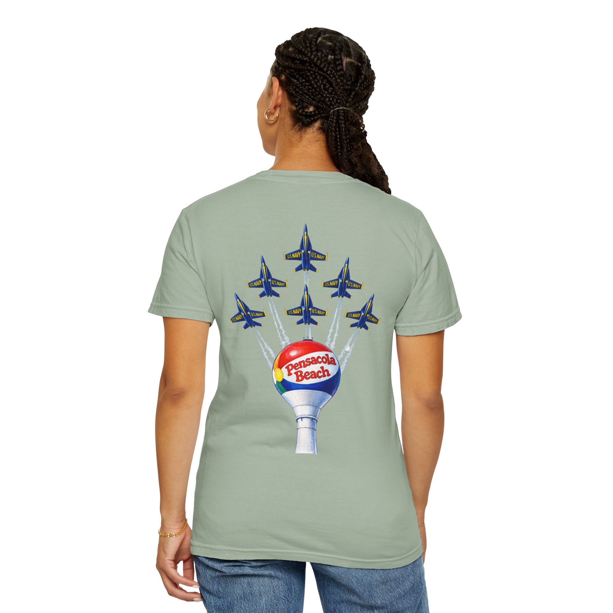 Pensacola Beach Blue Angels Navy Aviation T-Shirt — Florida Air Show Graphic Tee