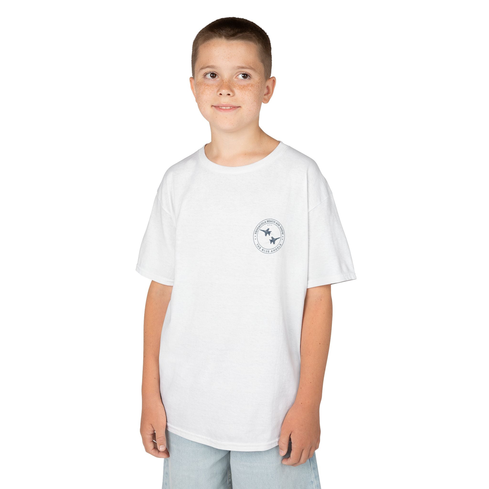 Kids Tee - Aviation Adventure Blue Angels Airplane Design T-Shirt