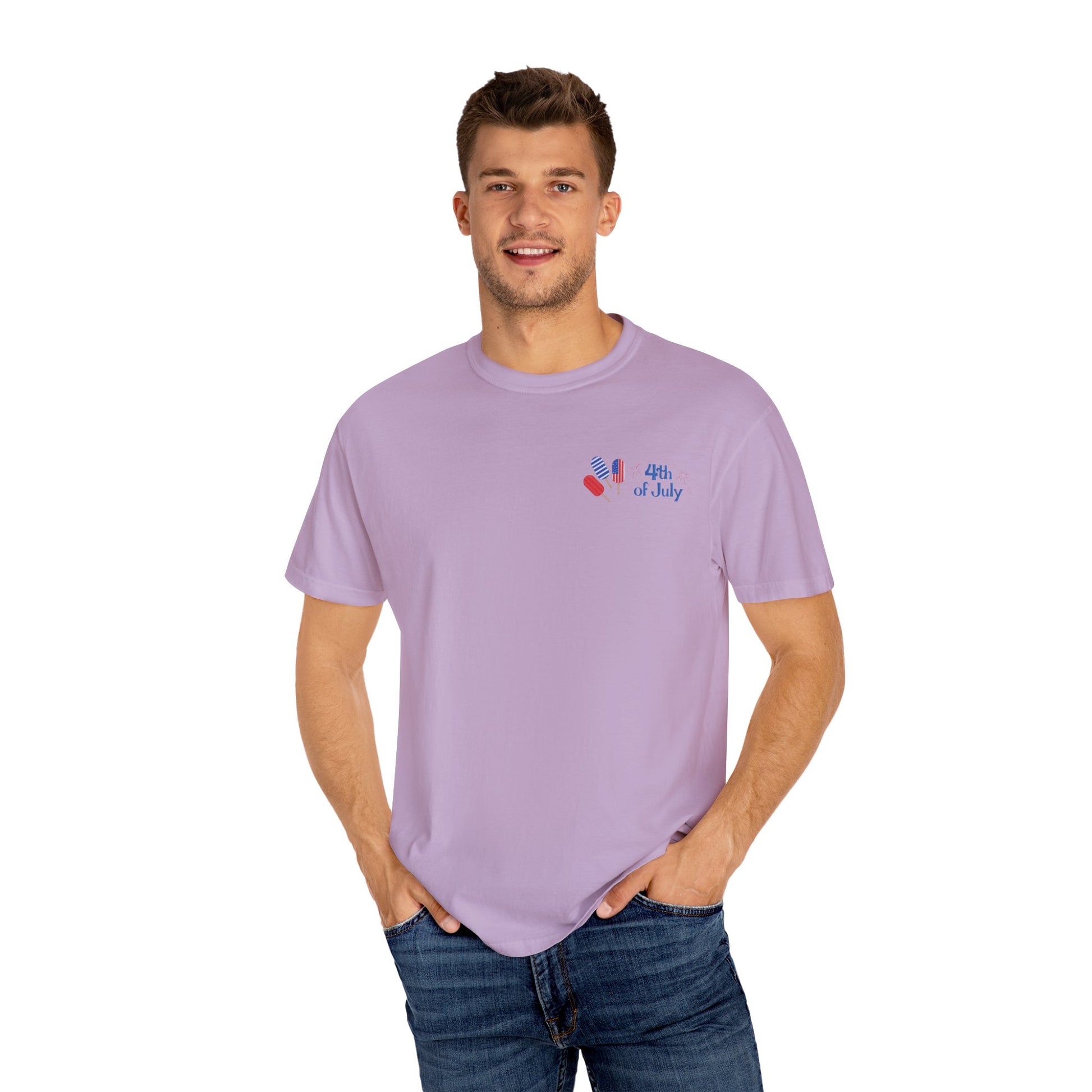 Patriotic Floral 4th of July T-Shirt