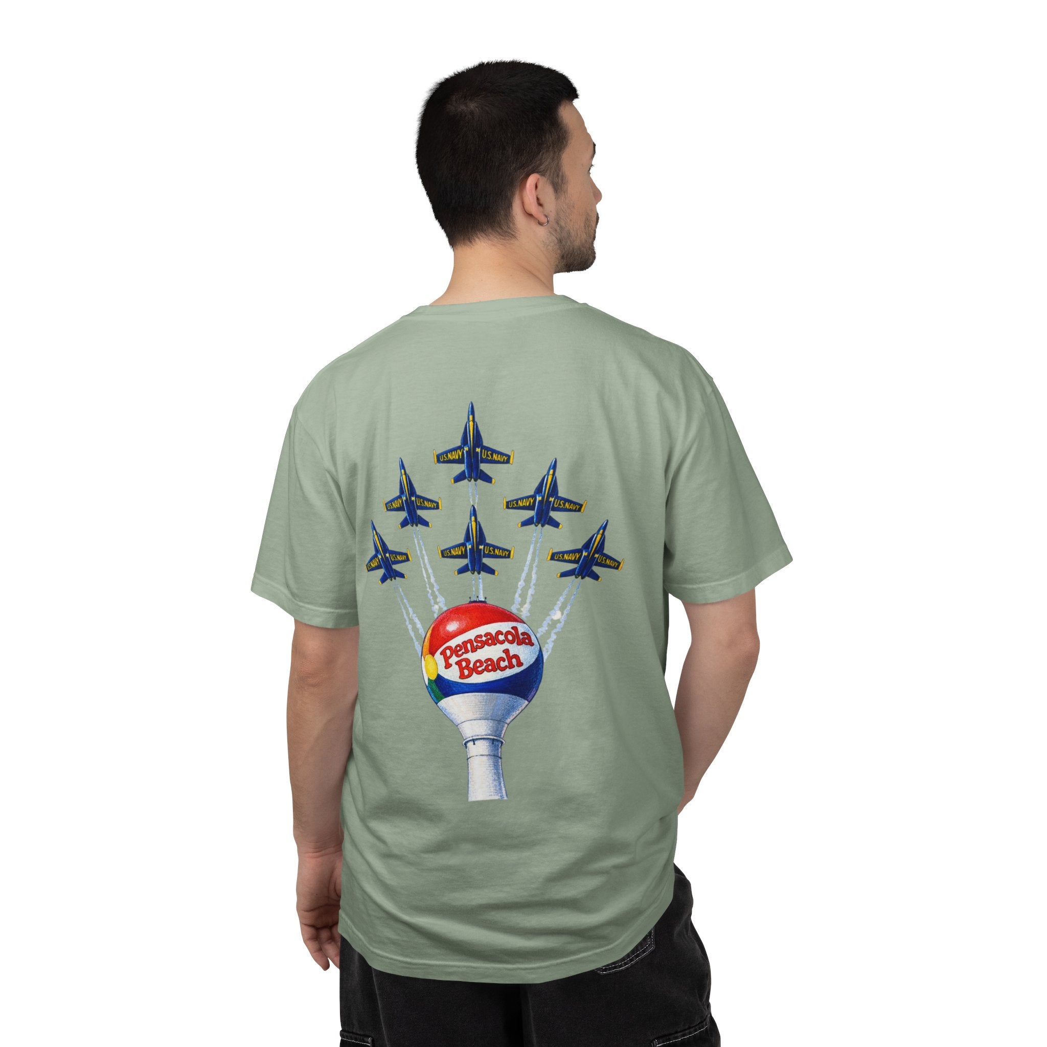 Pensacola Beach Blue Angels Navy Aviation T-Shirt — Florida Air Show Graphic Tee