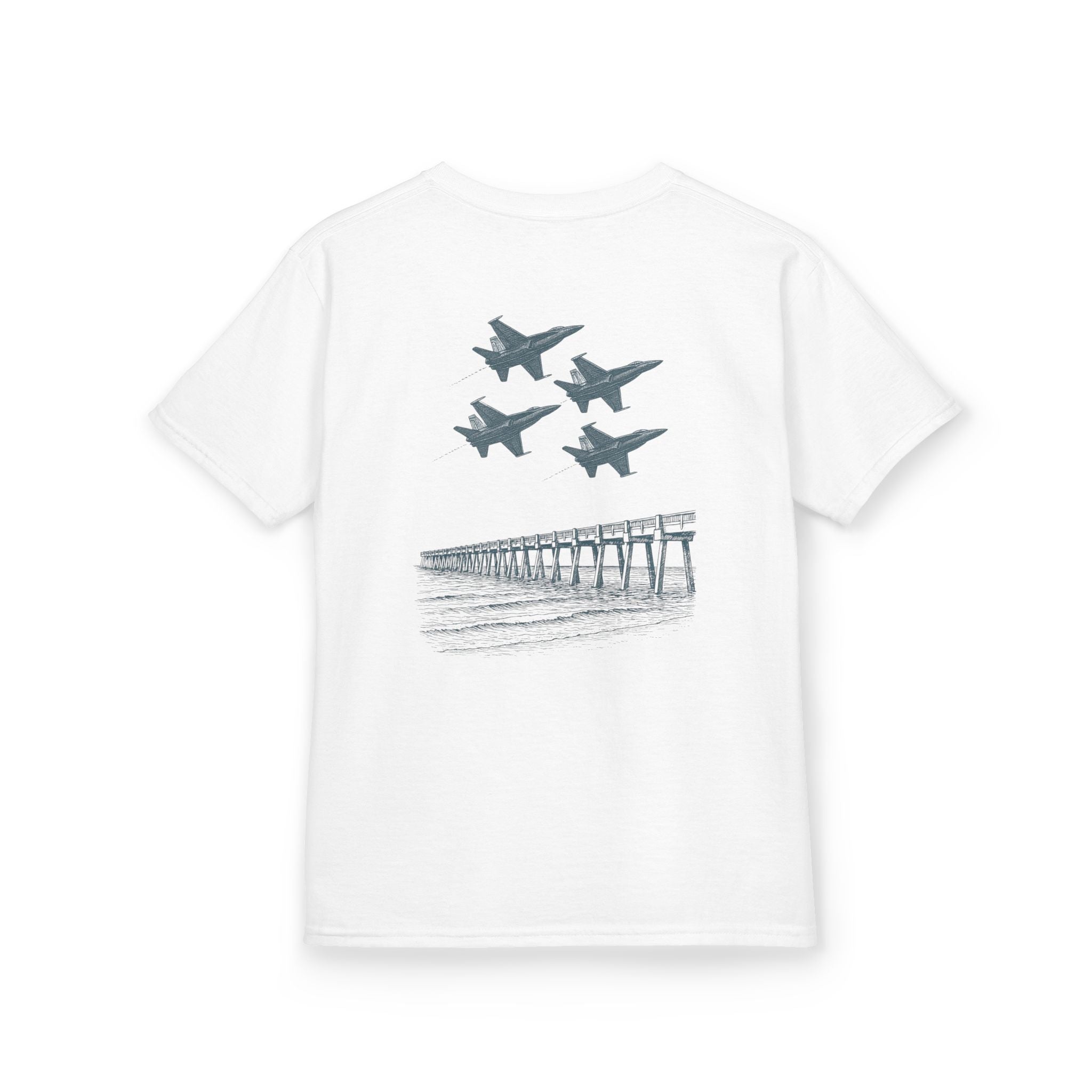 Kids Tee - Aviation Adventure Blue Angels Airplane Design T-Shirt